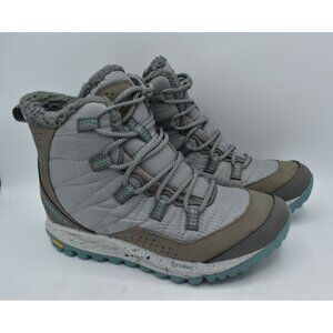 Merrell Gray and Teal Winter Hiking Boots
